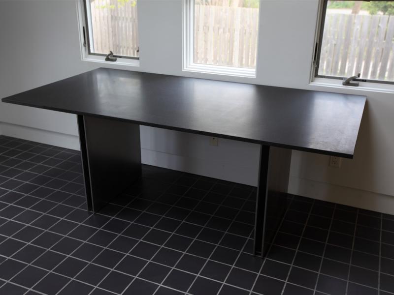 Stainless Steel and Granite Table