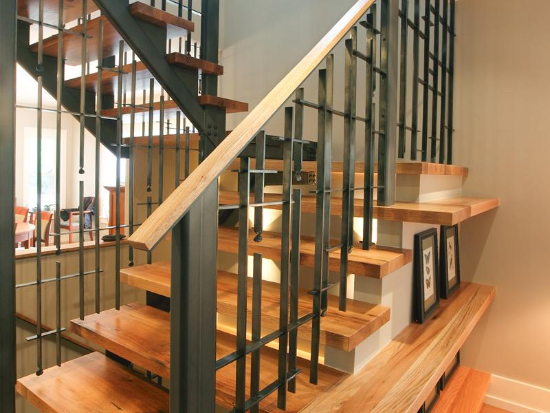Moire Drip Forged Staircase