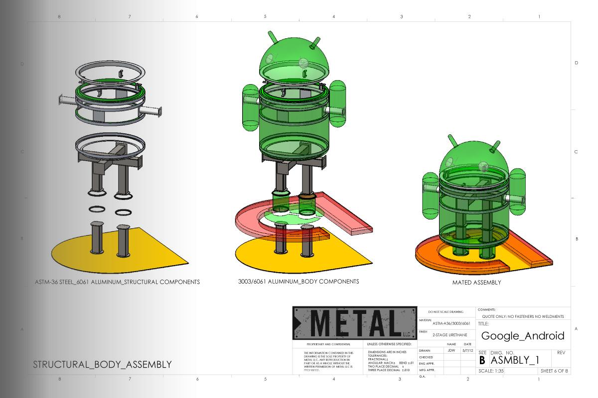 Google Android Sculpture
