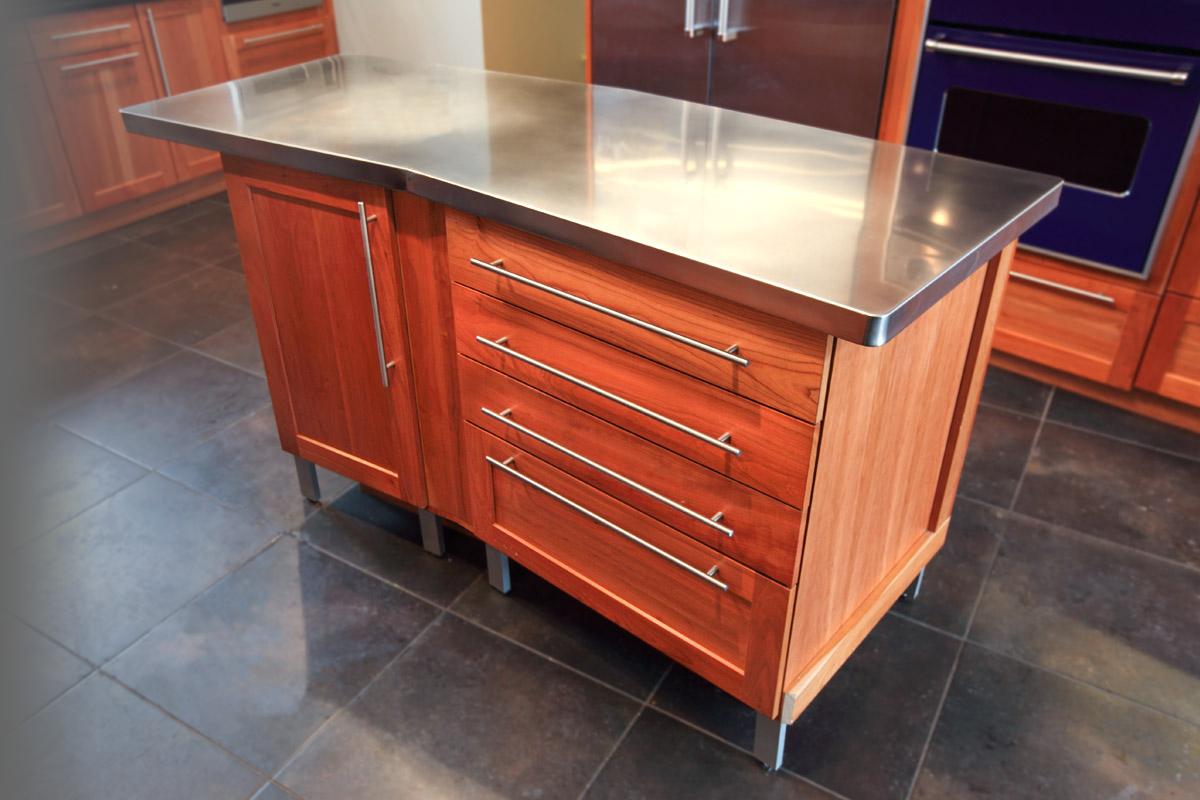 Stainless Steel Island Countertop